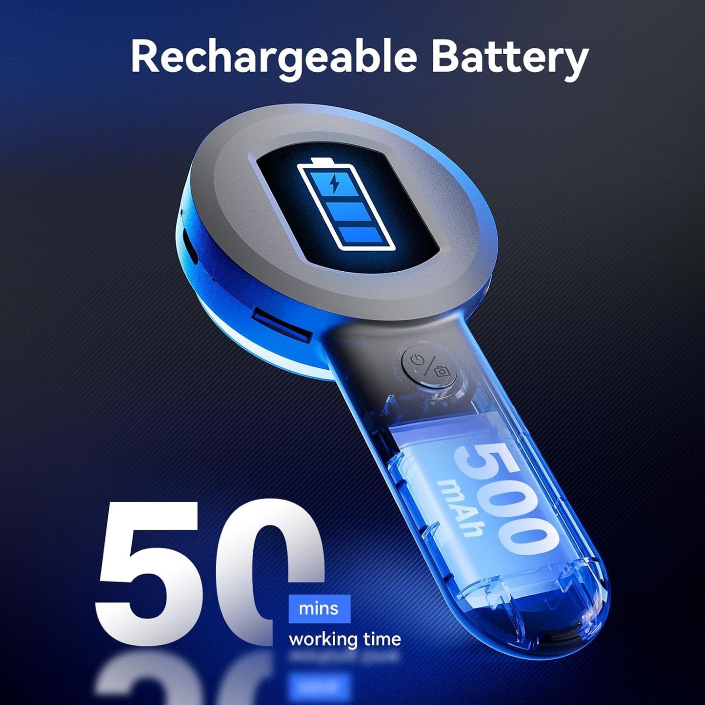 TOMLOV P10 Microscope for Adults Kids, Handheld Coin Magnifier with Light for Error Coins, Portable Trichome Magnifying Glass 100X, Collector Pocket Jewelers Loupe, Digital Microscope with 2" Screen