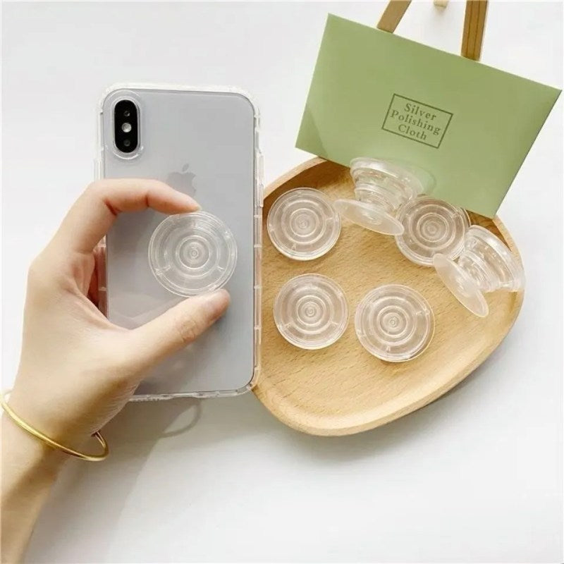 Clear Acrylic Fluted Phone PoPSocket