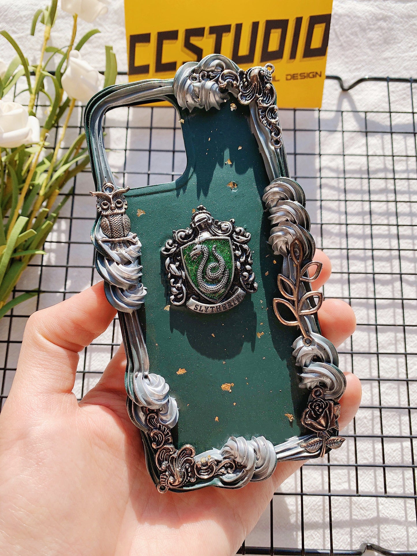 Harry Potter Slytherin Decoden Phone Cases For Any Phone Model