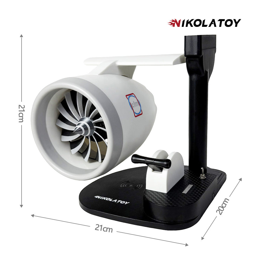 NIKOLATOY®New Dsektop JetFan - Equipped with wireless charging and humidifier