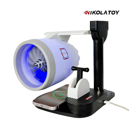 NIKOLATOY®New Dsektop JetFan - Equipped with wireless charging and humidifier