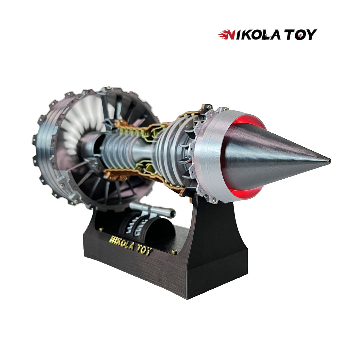 NIKOLATOY® Gift box limited edition!! TR900 Turbofan engine model (24cm / 10in)