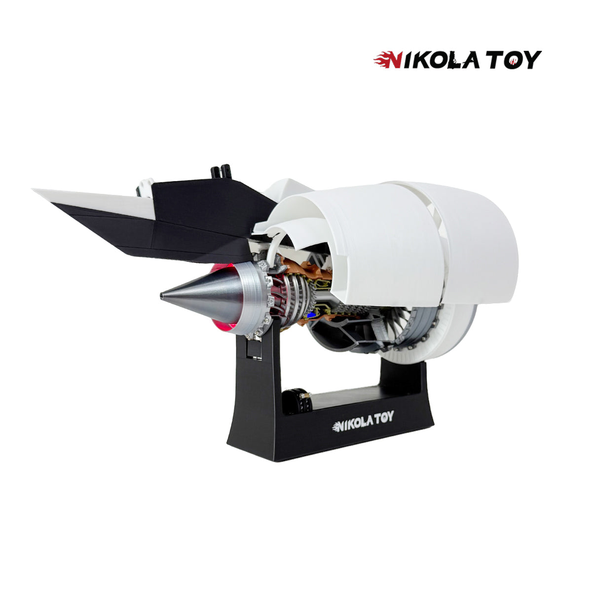 NIKOLATOY® Small size (35cm/13in) Rolls Royce Trent 900 turbofan engine model