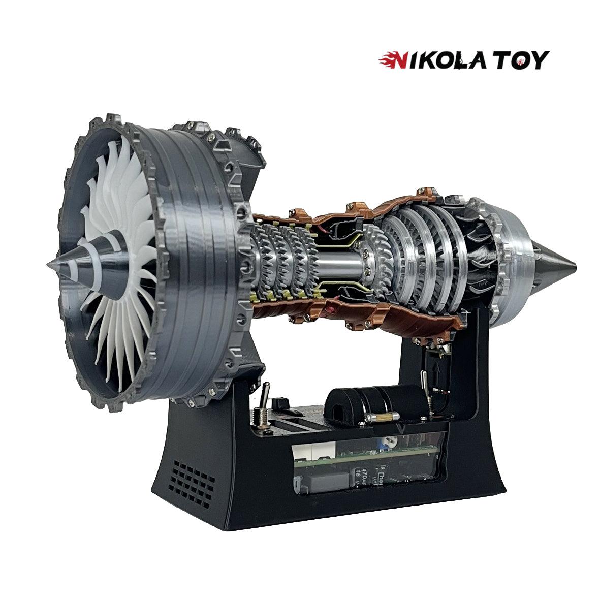 NIKOLATOY® Brushless motor version super RR trent 900 turbofan engine model