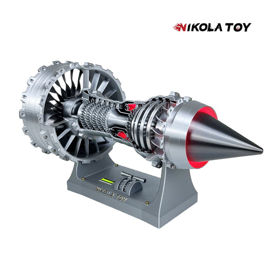 NIKOLATOY® Final version of Rolls Royce Trent 900 turbofan engine model (40cm/15.7in)