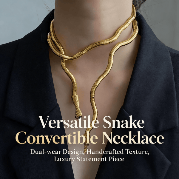 Versatile Snake Convertible Necklace