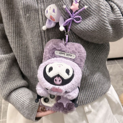 Plush Toy - Kuromi Apple Phone Case