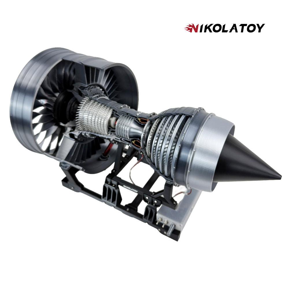 NIKOLATOY® Highly restored Rolls Royce Trent 900 turbofan engine model (55cm/22in)