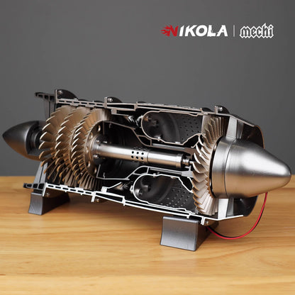 NIKOLATOY® Fighter jet turbojet engine - DIY KIT