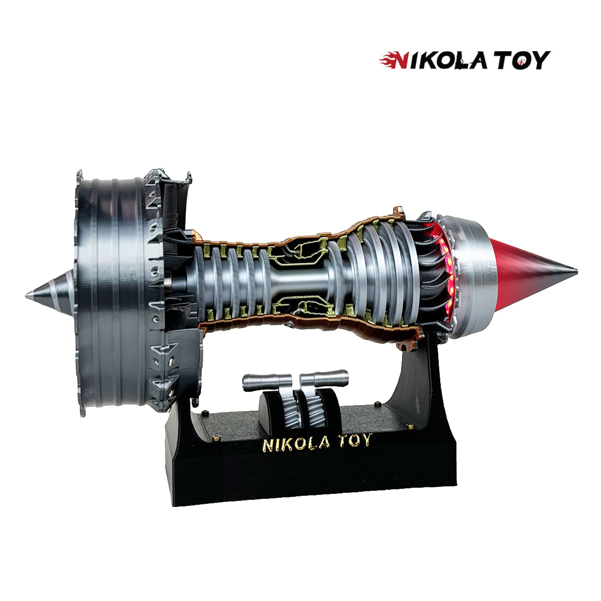 NIKOLATOY® Gift box limited edition!! TR900 Turbofan engine model (24cm / 10in)