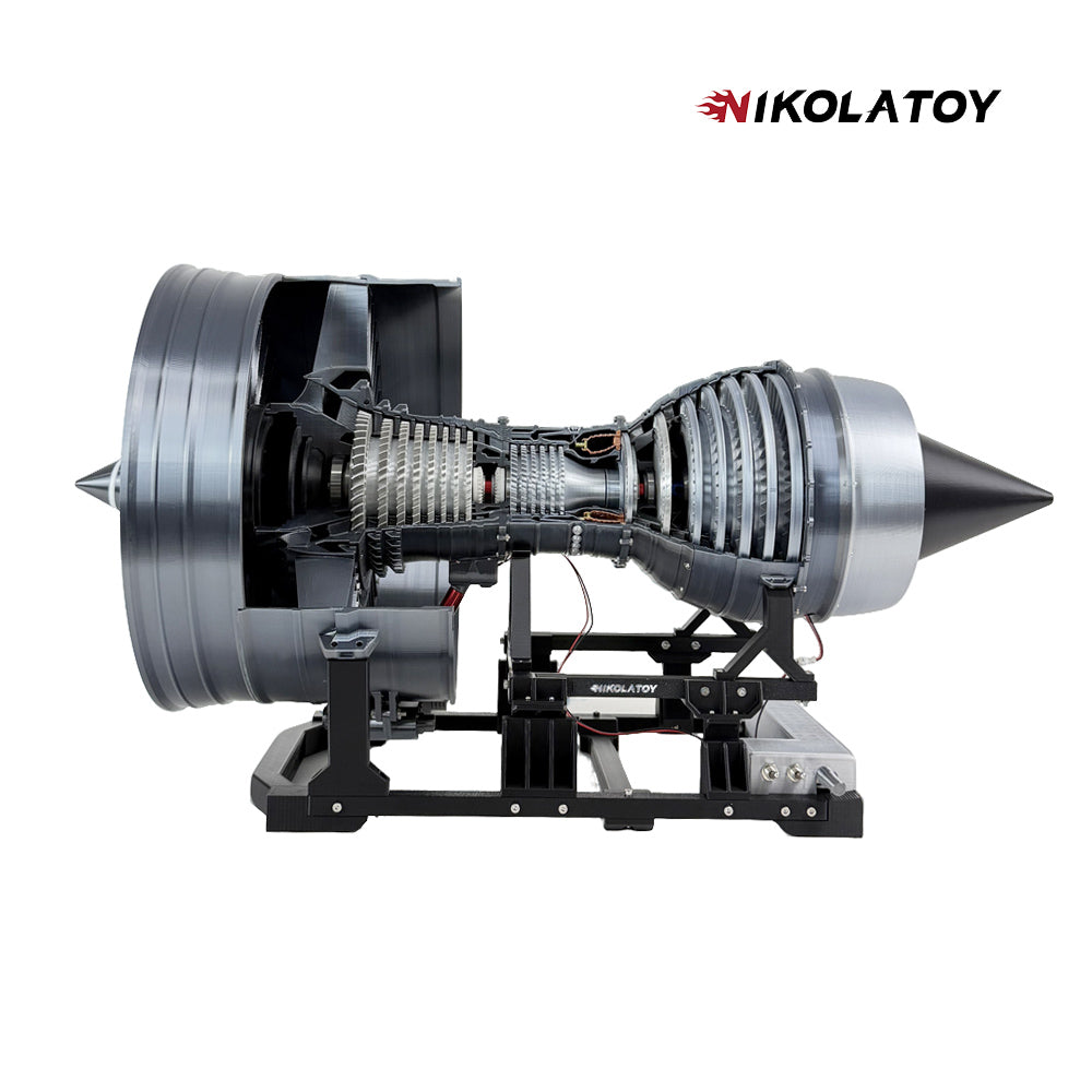 NIKOLATOY® Highly restored Rolls Royce Trent 900 turbofan engine model (55cm/22in)