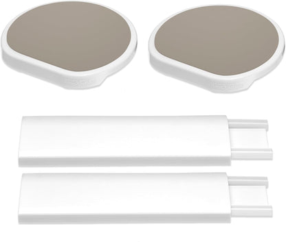 Full Set - Dark Gray - The First Patented Lazy Susan Turntable Expandable for Rectangular & Oblong Tables - Kitchen & Dining Tables - Great Gift! Parties & Gatherings.