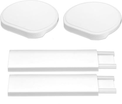 Full Set - Dark Gray - The First Patented Lazy Susan Turntable Expandable for Rectangular & Oblong Tables - Kitchen & Dining Tables - Great Gift! Parties & Gatherings.