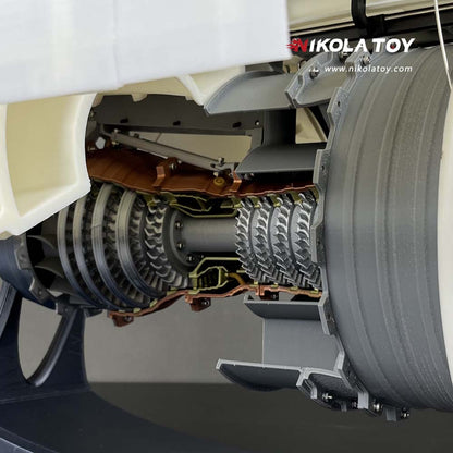 NikolaToy™ TR900 Turbofan engine model - Full version