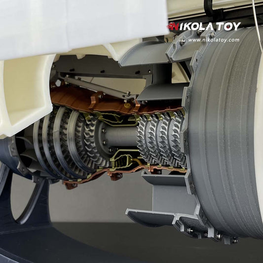 NikolaToy™ TR900 Turbofan engine model - Full version