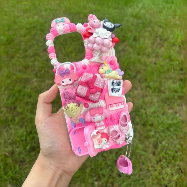 Sanrio Mymelody Decoden Phone Cases For Any Phone Model