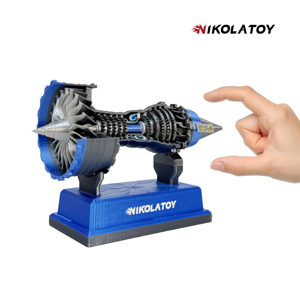 NIKOLATOY® Miniature Trent 900 turbofan engine model（12cm/4.8in）