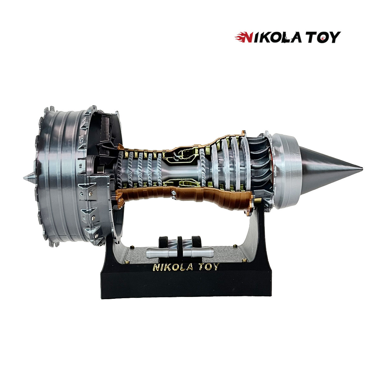 NIKOLATOY® Gift box limited edition!! TR900 Turbofan engine model (24cm / 10in)