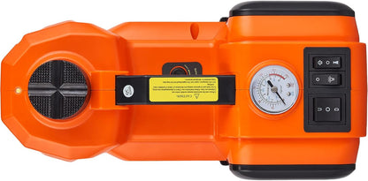 VEVOR Electric Car Jack. 5 Ton/11023 LBS Hydraulic Jack Lift with Electric Impact Wrench. Built-in Inflatable Pump. and LED Light for SUV MPV Sedan Truck Change Tires Garage Repair