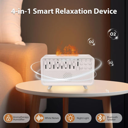 Lumisleep 3 in 1 Natural Sound Machine, Lumi Sleep White Noise Sleep Sound Machine with 8 Nature Sounds & Aromatherapy, Portable Bluetooth Speaker for Sleep (B Style, One Size)