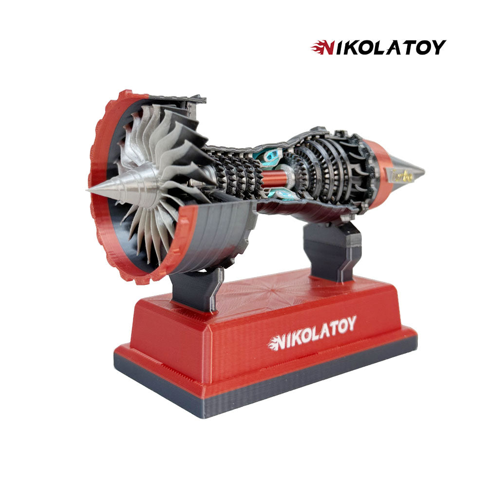 NIKOLATOY® Miniature Trent 900 turbofan engine model（12cm/4.8in）
