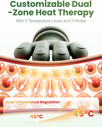 Rovaxz Neck and Shoulder Pro Hands Massage, N7 Master Hand Shoulders and Necks Massager Cervical Massager with Heat Kneading, 3 Modes & 2 Temperature Levels, Neck & Shoulder Pro™ for Relief (1PCS)