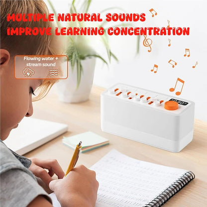 Lumisleep 3 in 1 Natural Sound Machine, Lumi Sleep White Noise Sleep Sound Machine with 8 Nature Sounds & Aromatherapy, Portable Bluetooth Speaker for Sleep (B Style, One Size)