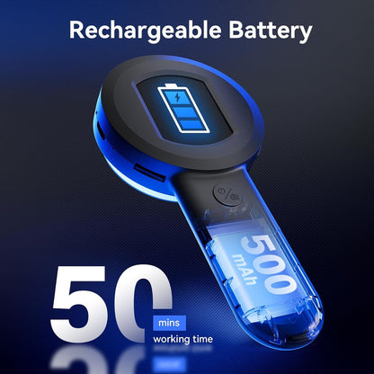 TOMLOV P10 Microscope for Adults Kids, Handheld Coin Magnifier with Light for Error Coins, Portable Trichome Magnifying Glass 100X, Collector Pocket Jewelers Loupe, Digital Microscope with 2" Screen