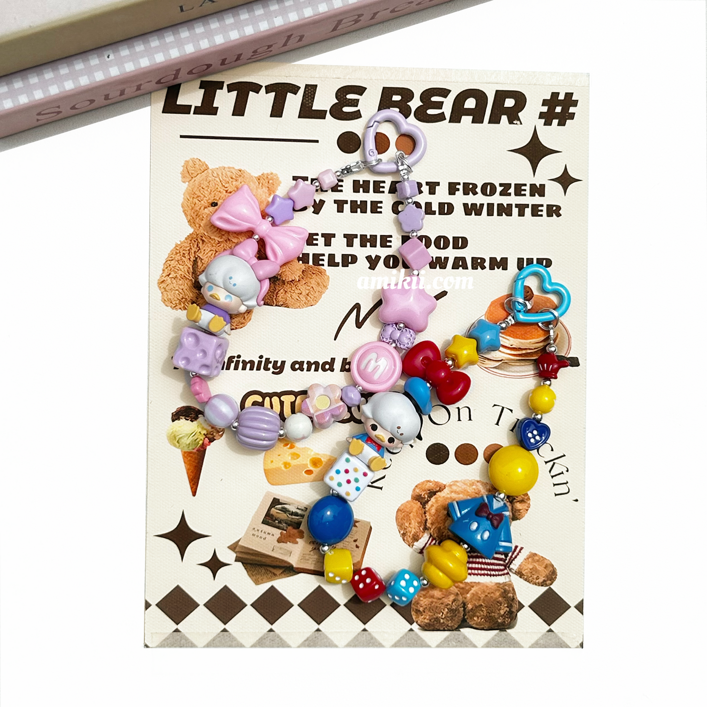 Dimoo & Disney Donald and Daisy handcraft phone chain