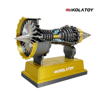 NIKOLATOY® Miniature Trent 900 turbofan engine model（12cm/4.8in）