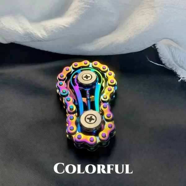 Seven Color EDC Gear Chain Fidget Spinner - A Stress Reliever