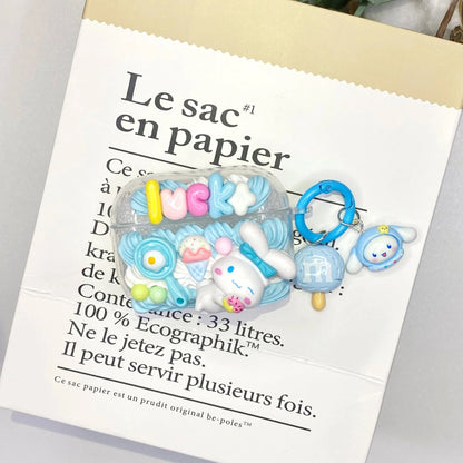 Sweet Cinnamoroll Decoden Cream Glue AirPods Case