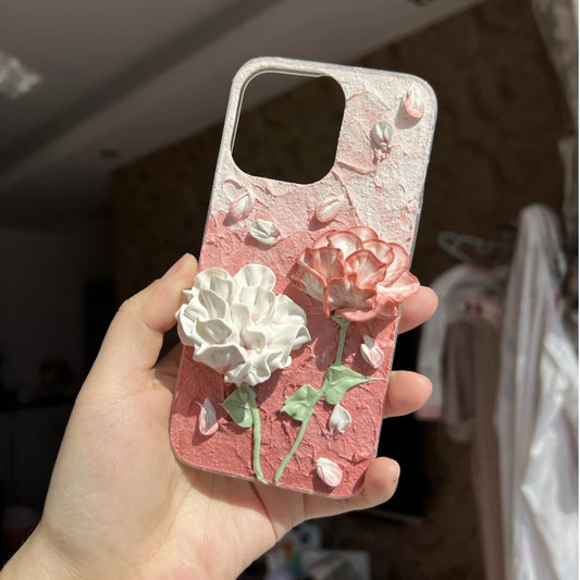 Rose Duo Decoden Cream Glue Phone Case For Any Phone Models