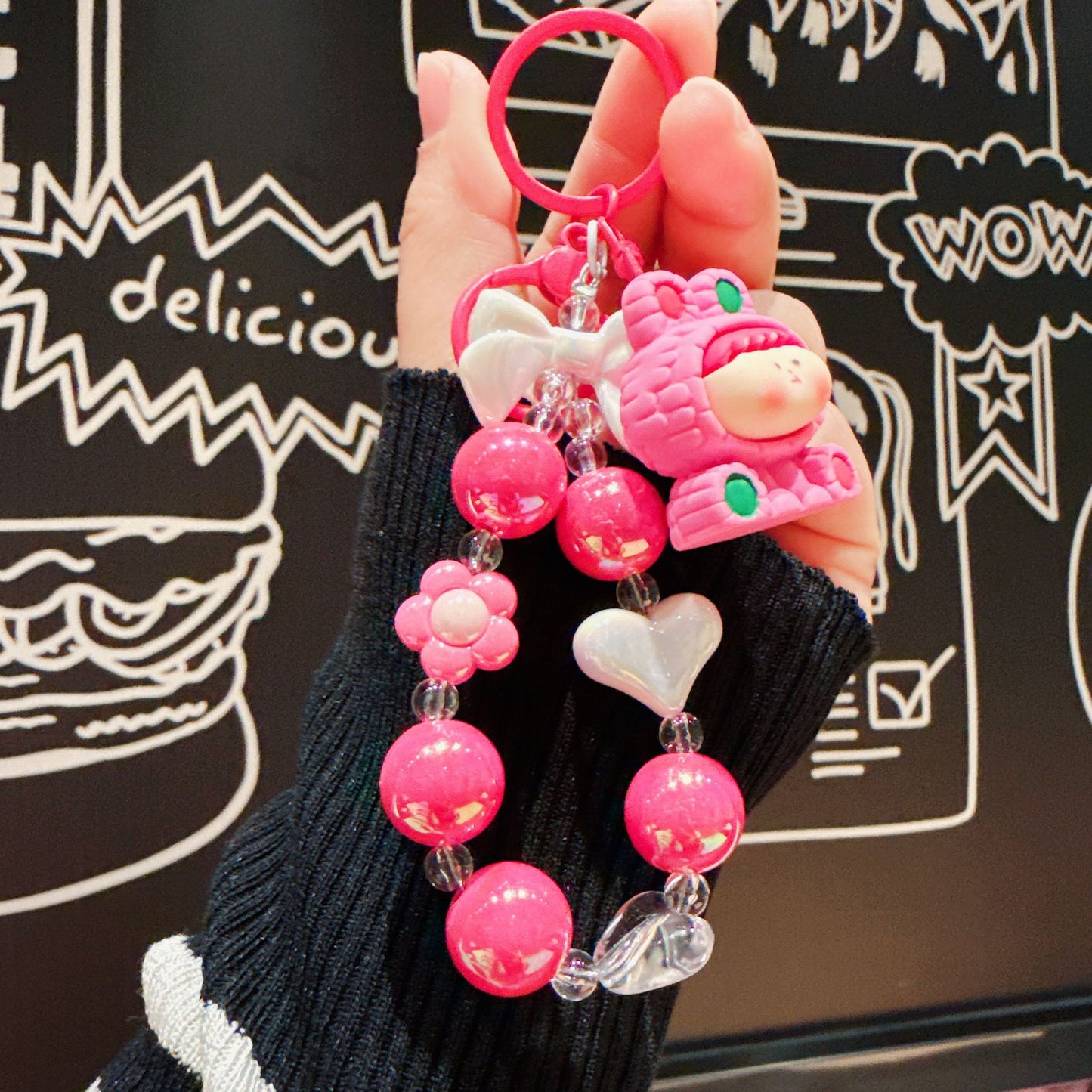 Creative doll Lilith keychain bag pendant keychain headphone bag pendant boutique small gift wholesale