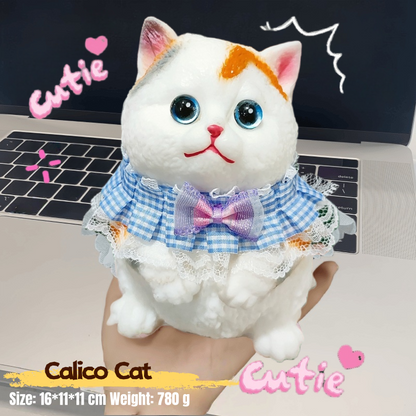 Large Realistic Cat Soft Silicone Squeezable Toy - Stress Relief Toy (Christmas Hot Sale)