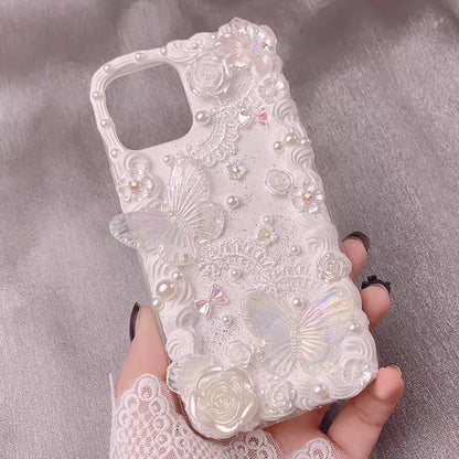 Fairy Lace Decoden Cream Glue Phone Case For Any Phone Models