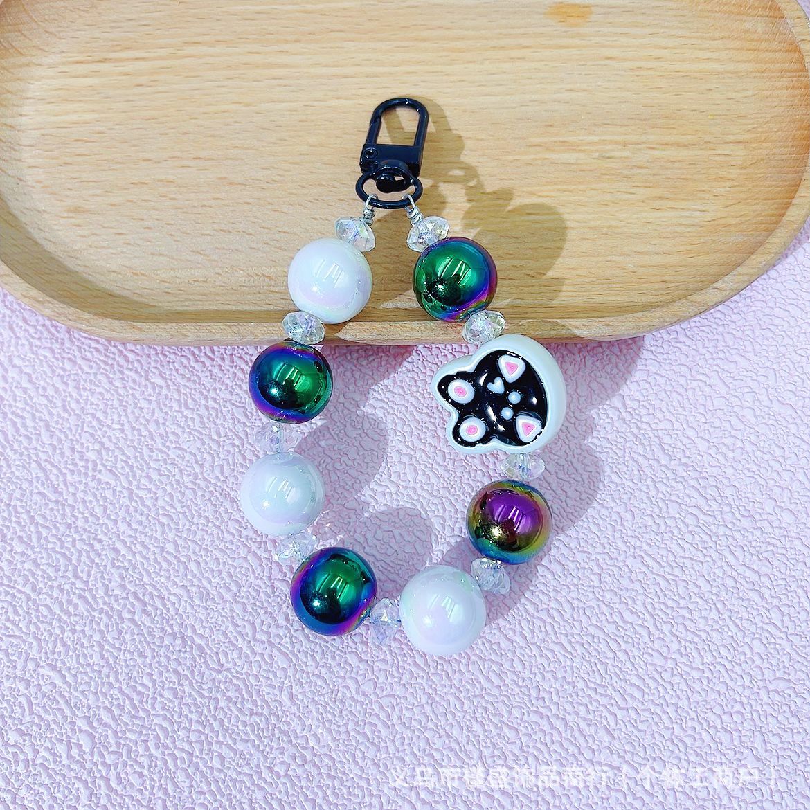 New Ma Beizhu acrylic cartoon bunny keychain pendant DIY student schoolbag pendant girlfriend same style