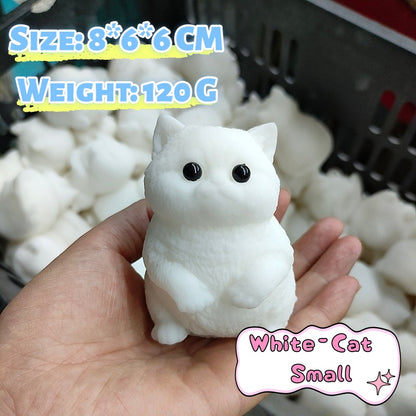 Large Realistic Cat Soft Silicone Squeezable Toy - Stress Relief Toy (Christmas Hot Sale)