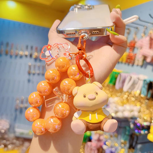 Creative cartoon face Dudu small animal keychain pendant cute couple keychain mobile phone chain pendant for girlfriends