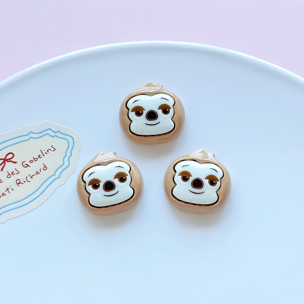 Resin cartoon animal city rabbit fox DIY jewelry accessories hair accessories mobile phone case cream glue hole shoe accessories