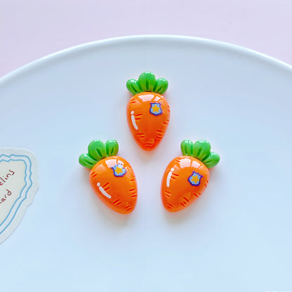 Resin cartoon animal city rabbit fox DIY jewelry accessories hair accessories mobile phone case cream glue hole shoe accessories