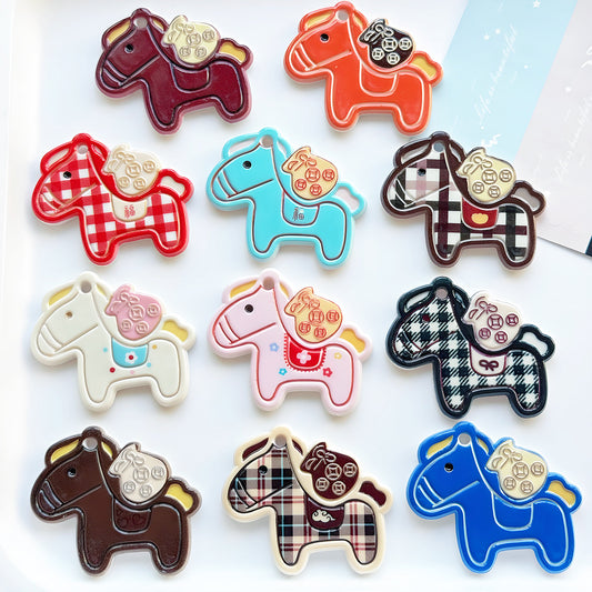 Acrylic DIY jewelry mobile phone chain pendant hole shoes shoe flower keychain pendant handmade material shoe buckle accessories