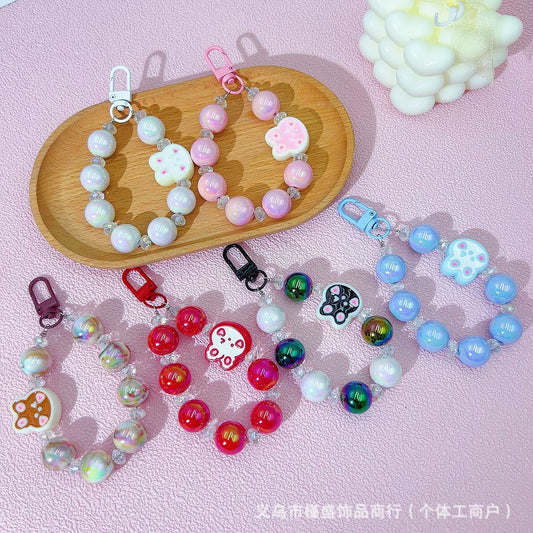 New Ma Beizhu acrylic cartoon bunny keychain pendant DIY student schoolbag pendant girlfriend same style