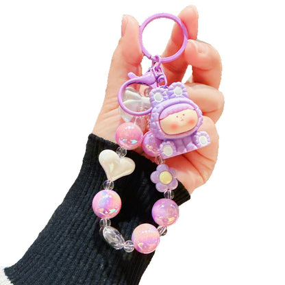 Creative doll Lilith keychain bag pendant keychain headphone bag pendant boutique small gift wholesale