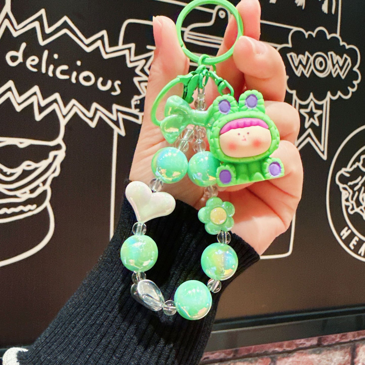 Creative doll Lilith keychain bag pendant keychain headphone bag pendant boutique small gift wholesale