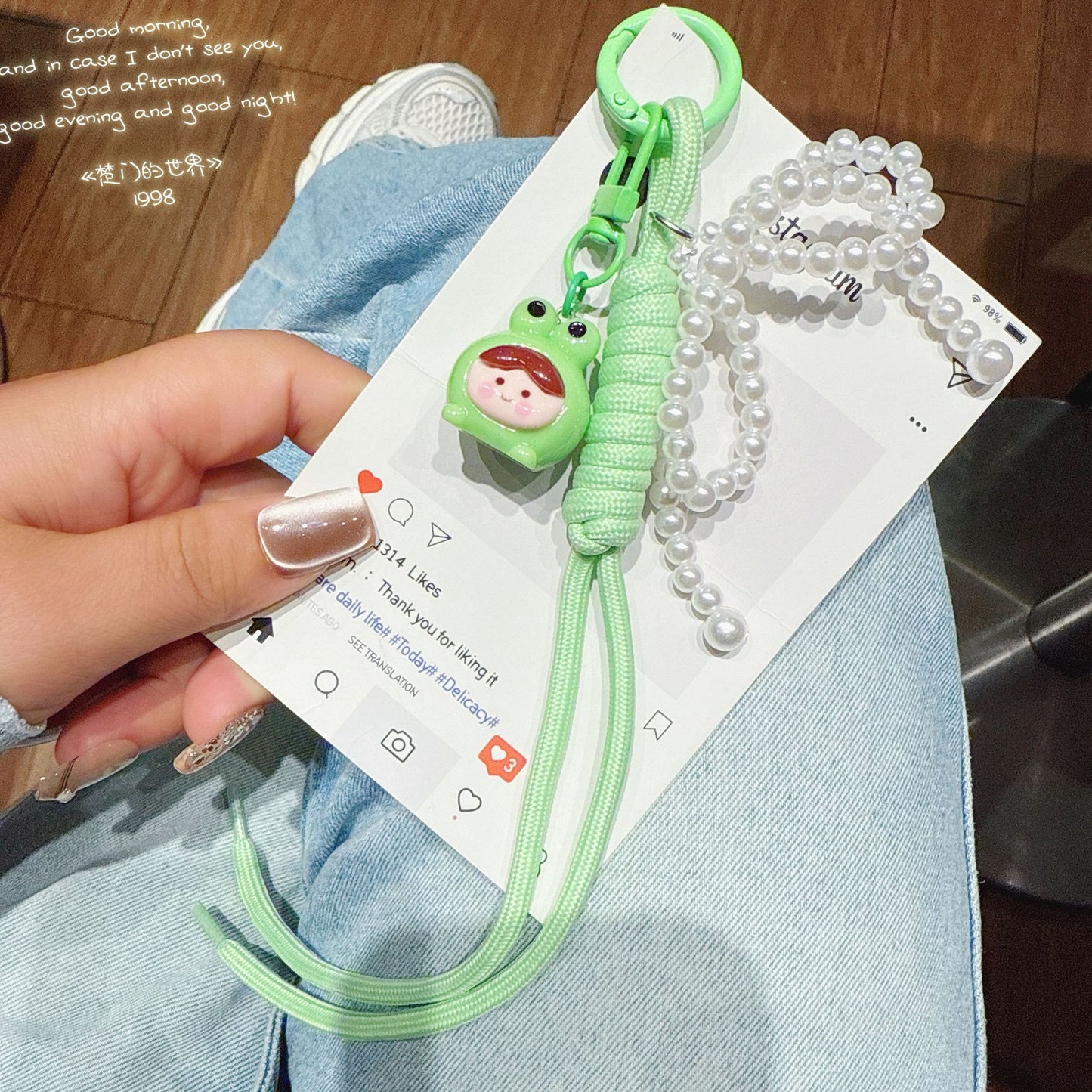 New cute three-dimensional multi-girl Sanrio doll keychain lanyard ins sweet cartoon bag pendant accessories