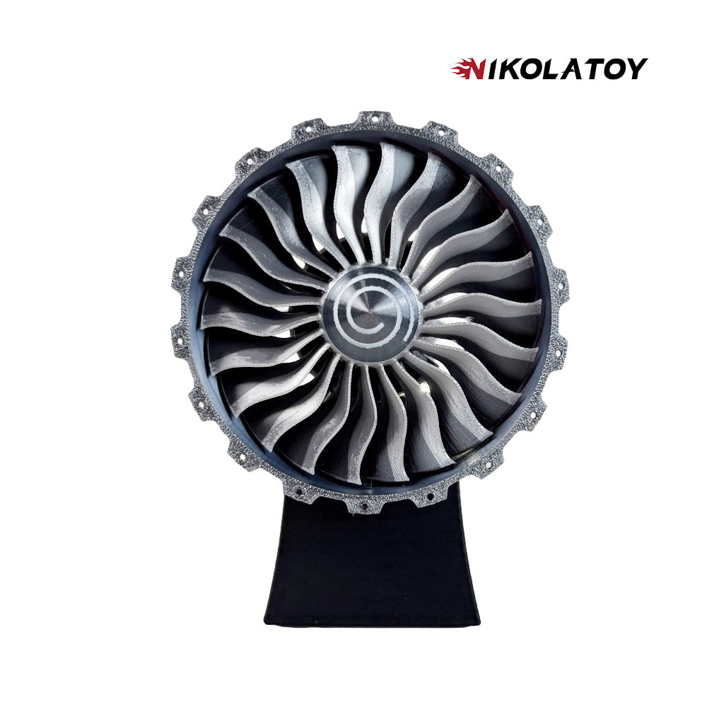 NIKOLATOY® TR900 Turbofan engine model (25cm / 10in) flagship version Diy Kits