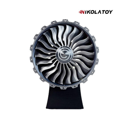 NIKOLATOY® TR900 Turbofan engine model (25cm / 10in) flagship version Diy Kits