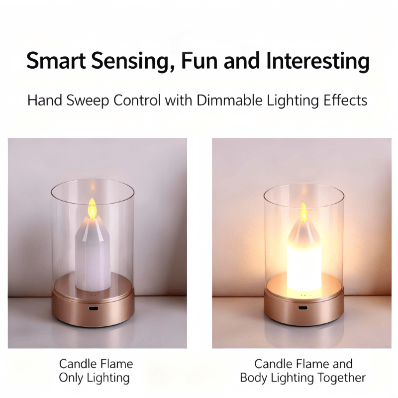 Safe Night Magic Wave Sensor Candle Lamp