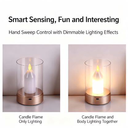 Safe Night Magic Wave Sensor Candle Lamp